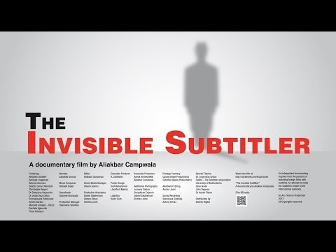 The Invisible Subtitler - A Documentary (SDH Subtitles included)